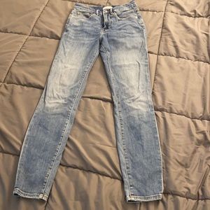 Good American Jeans - Good Waist, Size 4/27, Medium Light Wash